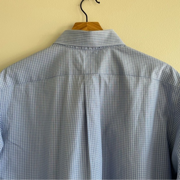 Brooks Brothers 346 Men's Long Sleeve Button Down Blue/White 16-4/5 - Picture 3 of 9